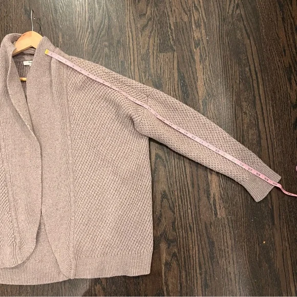Madewell Women's Light Tan Cardigan Size Small Grandpacore - Picture 6 of 11